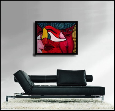 Zarum-Art-Painting-Eye-Contact-sofa