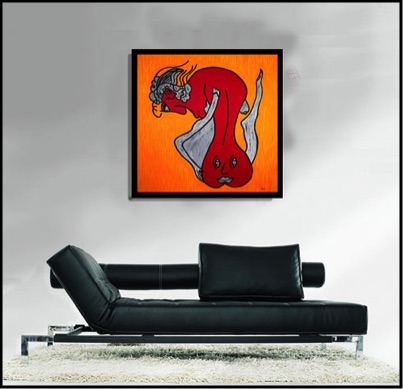 Zarum-Art-Painting-Shy-Woman-sofa