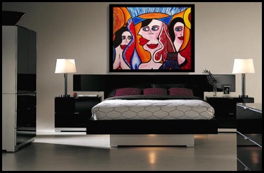 Zarum-Art-Painting-The-Hierarchy-of-Women-Bedroom