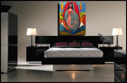 Zarum-Art-Painting-The-Siren-Bedroom