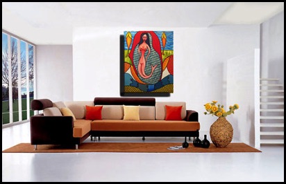 Zarum-Art-Painting-The-Siren-Living-Room