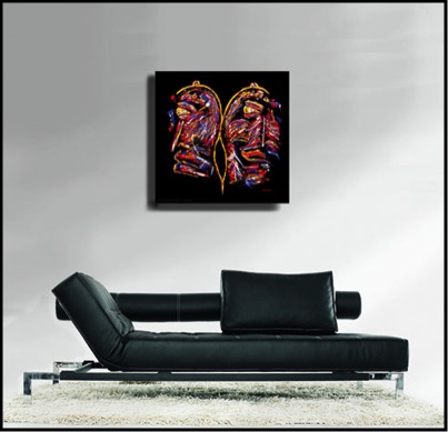 Zarum-Art-Painting-Conflict-FACES-Series-sofa