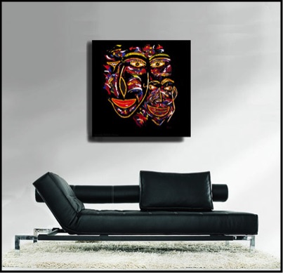 Zarum-Art-Painting-The-Phantom-FACES-Series-sofa