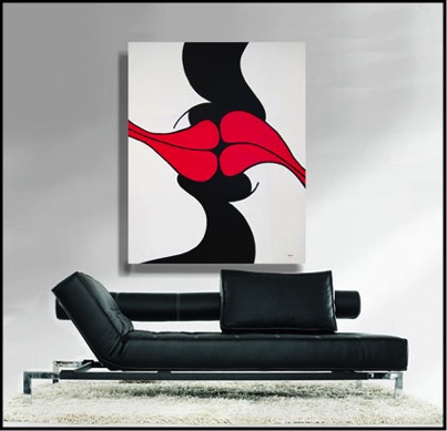 Zarum-Art-Painting-69-Lips-Lip-Series-sofa
